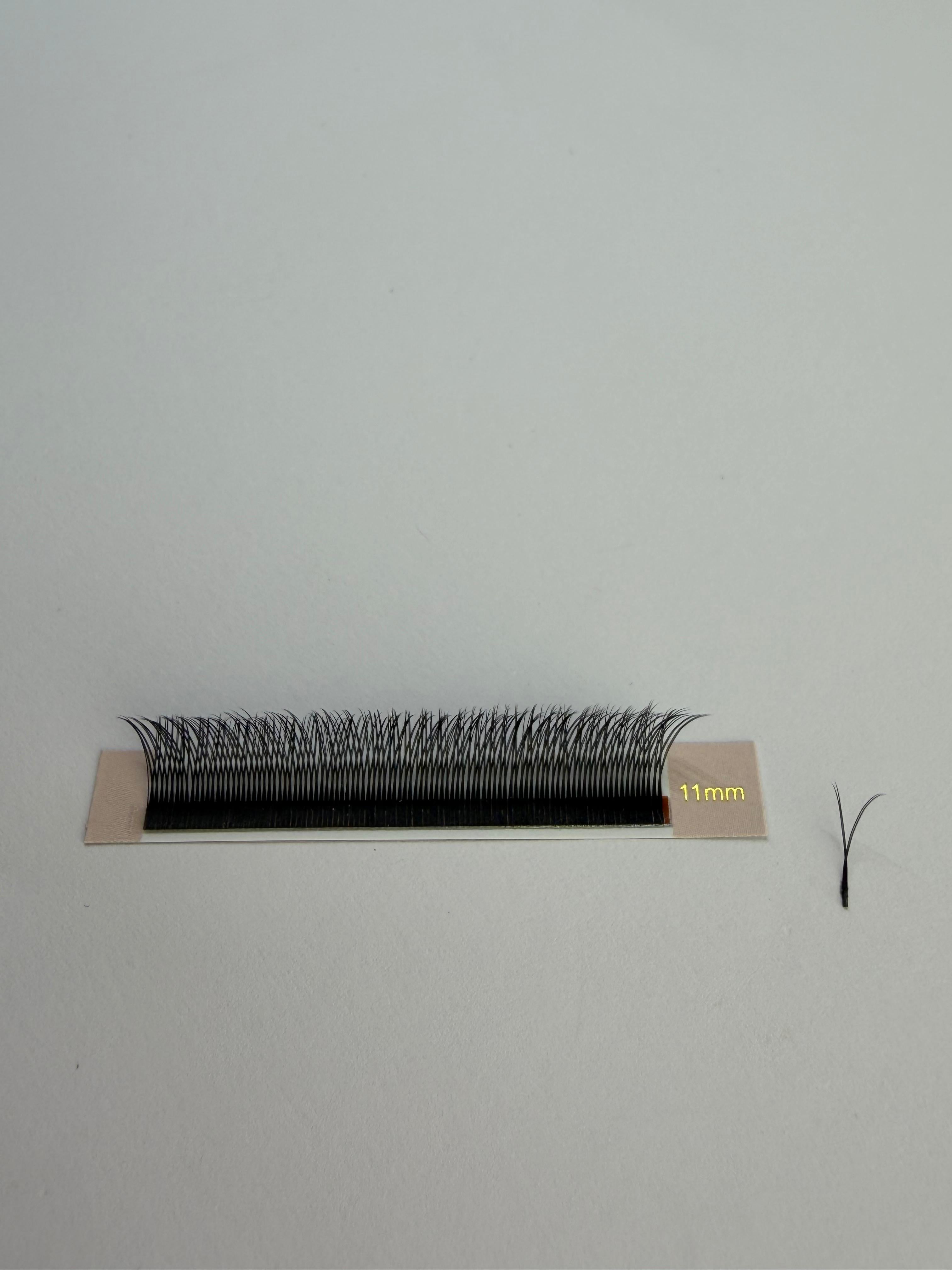 YY Fans Lashes 2D 0.07 – Curvatura C